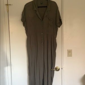 Wild fable short sleeve jumper dark green XXL